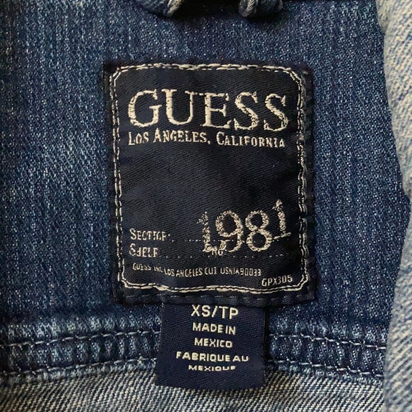 Guess Crop Jean Jacket - Picture 7 of 7
